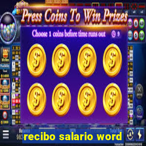 recibo salario word